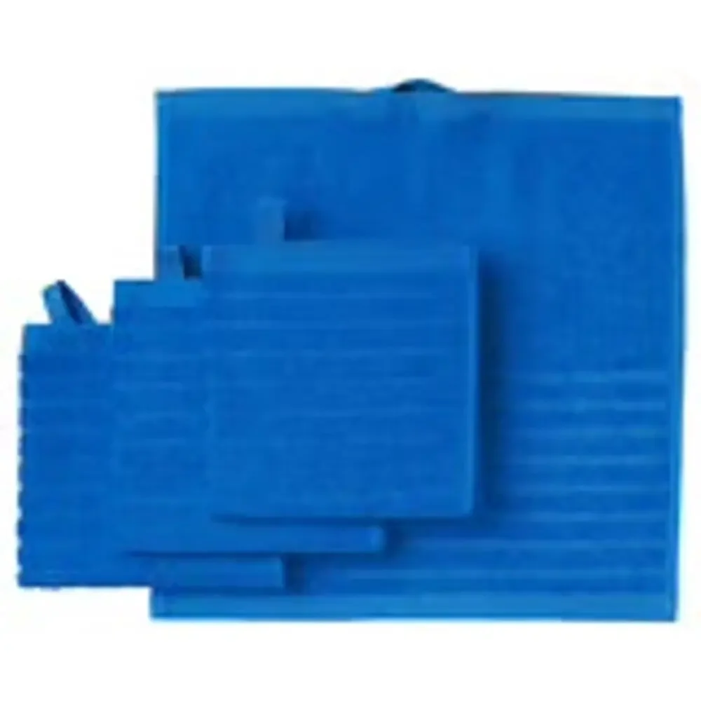 IKEA VÅGSJÖN Bright Blue Washcloth 4 Pack for Practical Everyday Luxury